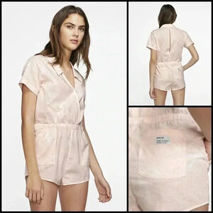 Hurley Domino Romper In Echo Pink Beach Festival Y2K Size S